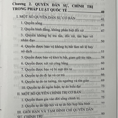 Sách - Quyền Con Người Trong Pháp Luật Quốc Tế và Pháp Luật Việt Nam