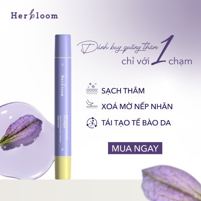 Bộ Đôi Dưỡng Trắng Da & Chống Quầng Thâm Mắt Herbloom Thuần Chay [Kem Dưỡng 60g + Kem Mắt 16ml]