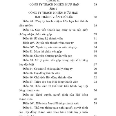 Luật doanh nghiệp năm 2020 (Sửa đổi, bổ sung năm 2022, 2024) bản in 2025