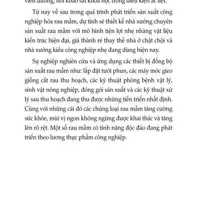 Nông Nghiệp Xanh, Sạch - Kỹ Thuật Trồng Rau Mầm