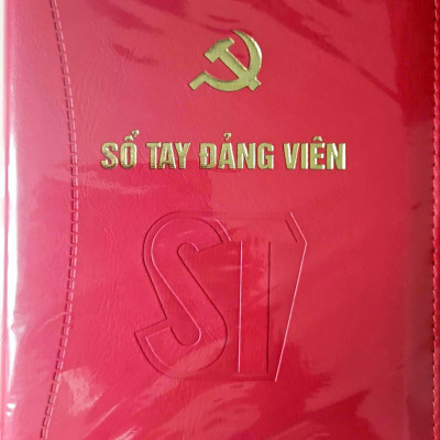 Sổ tay Đảng viên ( Bìa cứng giả da)