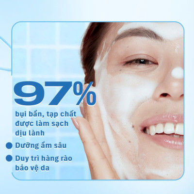 Sữa Rửa Mặt Tạo Bọt Dịu Lành Cho Da Nhạy Cảm Cetaphil Hydrating Foaming Cream Cleanser 473ml