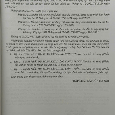 Định Mức Dự Toán Xây Dựng Công Trình - Phần Xây Dựng Và Khảo Sát 