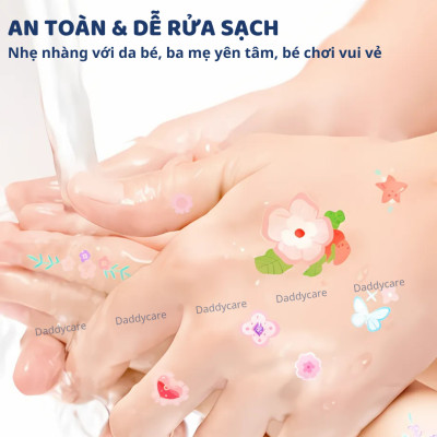 Hình xăm cho bé, dán móng tay cho bé Mideer Garden Fairy Dress Up Sticker Pack 1000 miếng