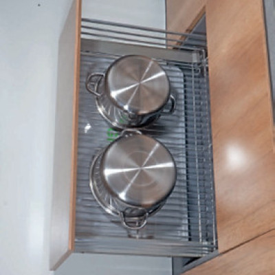 Kệ Đựng Xoong Nồi Hợp Kim Sơn Nano Grob - Hàng Chính Hãng