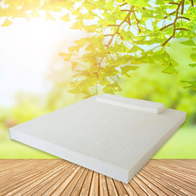 Nệm Cao Su Thiên Nhiên Deluxe 2 Mặt Lỗ Đồng Phú