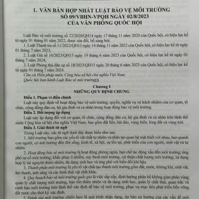 Sách Luật Bảo Vệ Môi Trường, Luật Địa Chất Và Khoáng Sản – Quy Định Về Xử Phạt Vi Phạm Hành Chính - V2541D