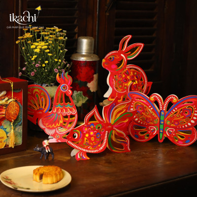 Lồng đèn Trung Thu - Lồng đèn trang trí "Ký ức tuổi thơ" hình Thỏ size 30cm