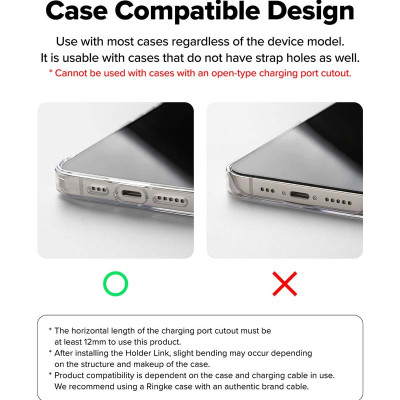 Dây đeo điện thoại RINGKE Holder Link Flow Finger Ring Strap - Hàng Chính Hãng