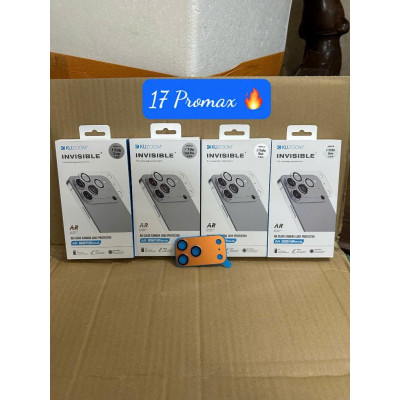Dán cường lực bảo vệ Camera cho iPhone 17 Pro / 17 Pro Max hiệu Kuzoom kèm khung tự dán