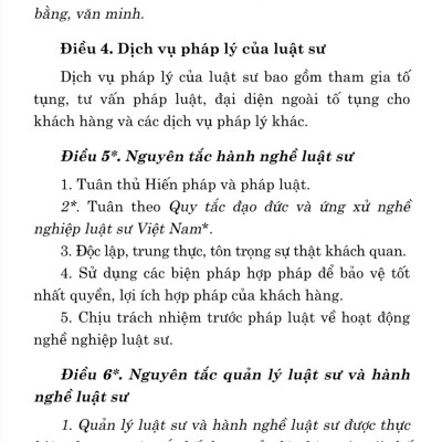 Luật Luật Sư (hiện hành) (sửa đổi, bổ sung năm 2012, 2015)