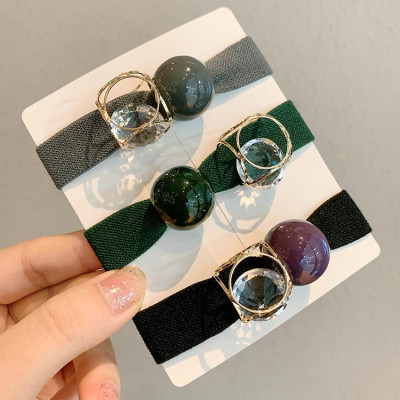 Dây buộc tóc bản to co giãn 4 chiều HD26