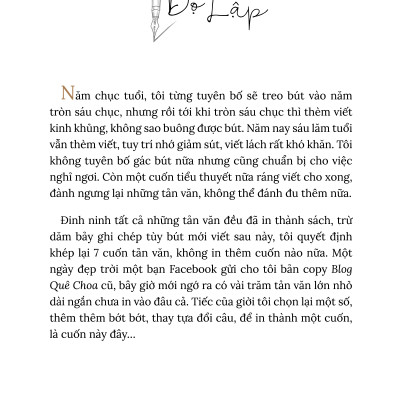 Những tản văn suýt bị bỏ quên của Bọ Lập (SGB)