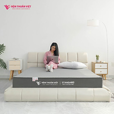 Nệm Foam Standard Thuần Việt - Chất Liệu Foam Hoạt Tính, Kháng Khuẩn, Thoáng Khí [Mua 1 Tặng 7]
