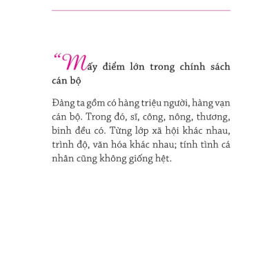 Di Sản Hồ Chí Minh - Hồ Chí Minh Bàn Về Cán Bộ