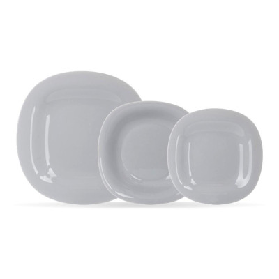 Đĩa (dĩa) thủy tinh cường lực Luminarc Carine Granit 27cm, dùng vi sóng, máy rửa bát, sản xuất Pháp - N6611