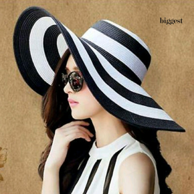 Nón Cói Rộng Vành Kẻ Sọc Nữ dona21101901