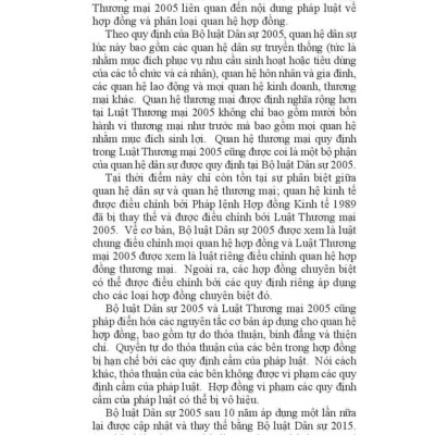 Pháp luật về hợp đồng