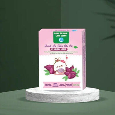 Bánh Ăn Dặm Vị Khoai Lang Long Giang