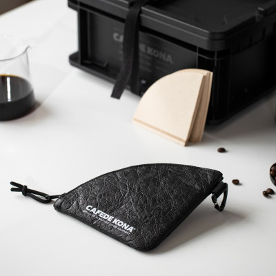 Túi da đựng giấy lọc cà phê CAFE DE KONA
