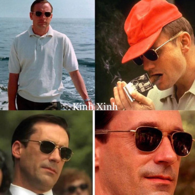 Kính mát, Kính râm Nam Cơn Phi Công Cổ Điển - Hàng cao cấp Fullbox Phụ kiện