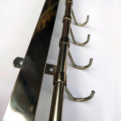 Vắt Dao Inox Cài Dao Treo Khăn Vật Dụng Nhà Bếp - Gắn tường đa năng dài 50cm