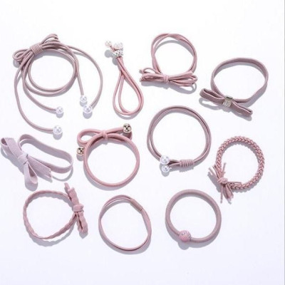 Hộp 12 dây cột tóc dễ thương- Bộ dây buộc tóc nhiều chi tiết