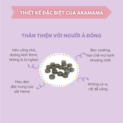 Bổ sung Vitamin tổng hợp cho bà bầu Akamama (120 viên)