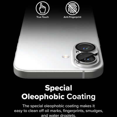 Dán cường lực full camera cho iPhone 16 Pro Max / 16 Pro / 16 Plus / 16 RINGKE Camera Full Cover Glass - Hàng Chính Hãng