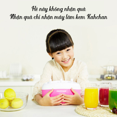 Máy Làm Kem Que Siêu Tốc KAHCHAN KEM2173 - Hồng - Hàng Nhập Khẩu