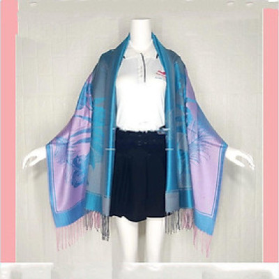 KHĂN CHOÀNG CỔ PASHMINA HOA DỪA 02