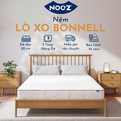 Nệm Foam Lò Xo Bonnell NOOZ Home Goods Mattress lò xo liên kết cùng tầng cao su non nâng đỡ
