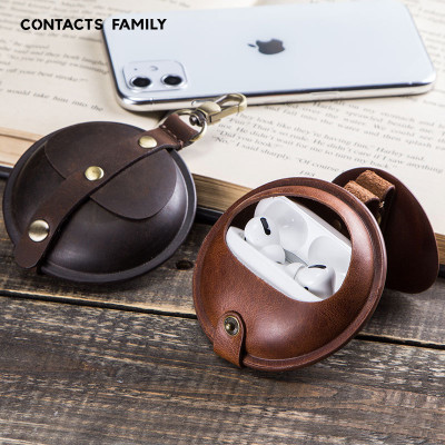 Bao Case Da Ngựa Tròn Ball Purse đa chức năng cho Airpods Pro / Airpods 3 / Airpods Pro 2 - Hàng Chính Hãng