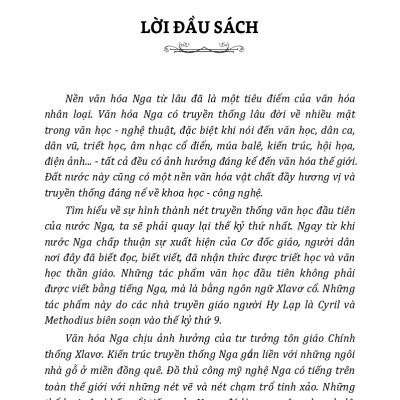 Tìm Hiểu Văn Hóa Nga