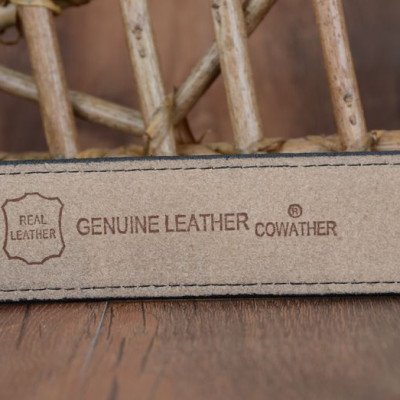 Thắt Lưng Da Bò Chính hãng COWATHER XF011 Đen
