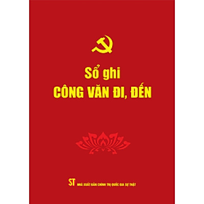 Sách - Sổ ghi công văn đi đến