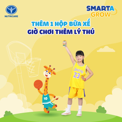 Thùng 48 hộp Sữa dinh dưỡng Smarta Grow Trái Cây 110ml