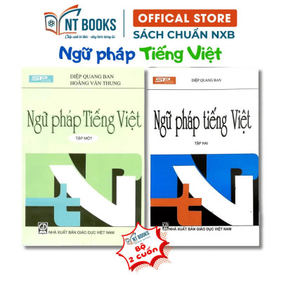 Sách - Ngữ Pháp Tiếng Việt (Tập 1 + Tập 2) - NXB Giáo Dục - HV