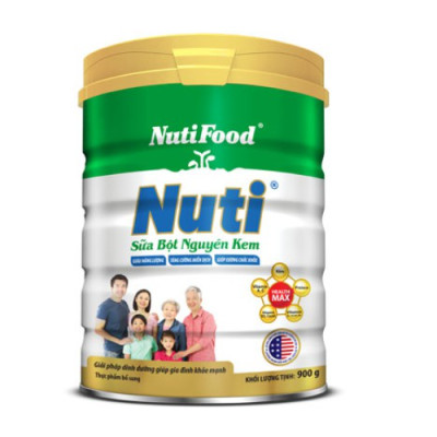 COMBO 04 hộp Sữa bột Nguyên kem Nutifood giành cho cả gia đình-> Tặng ngay khăn đang năng mềm mịn