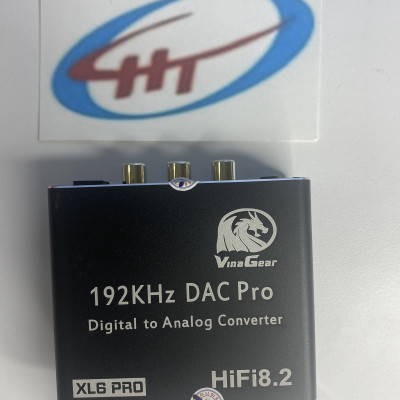 Bộ Chuyển Âm Thanh Quang Vinagear XL6 Pro ,KÈM DÂY 3.5 RA AV DÀI 1,8M - Hàng Chính Hãng