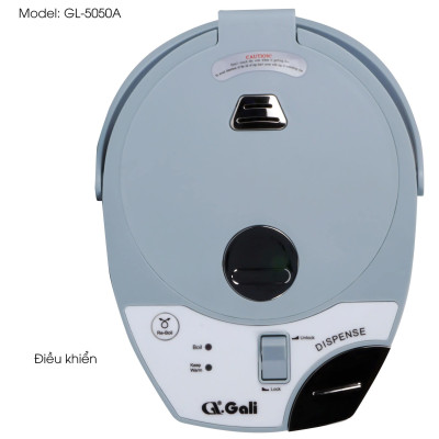 Bình Thuỷ Điện Gali GL-5050A Dung tích 5L nhỏ gọn, Thân bằng nhựa nguyên sinh cao cấp, lòng trong bằng Inox 304 dày chất lượng. Hàng chính hãng chất lượng cao bảo hành 24 tháng.