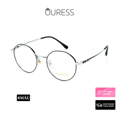 Gọng kính cận H0011 và 5201321 chất liệu titan thời trang mắt kính OURESS nam nữ siêu nhẹ siêu bền
