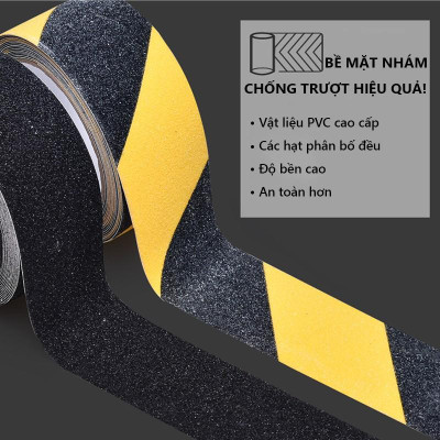 Băng Keo Dán Chống Trượt Cho Cầu Thang / Bậc Thềm Băng keo nhám băng dính chống trượt cầu thang