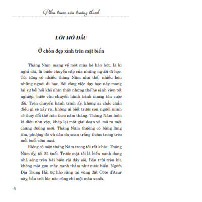 Sách Phía trước của trưởng thành