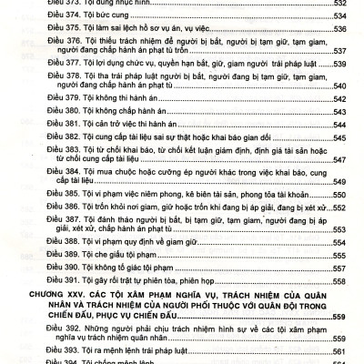Phương Pháp Định Tội Danh Với 538 Tội Phạm Quy Định Trong Bộ Luật Hình Sự Năm 2015, Được Sửa Đổi, Bổ Sung Năm 2017 (Tái Bản Có Bổ Sung)
