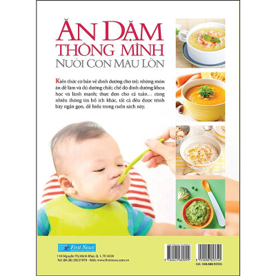Sách - Ăn Dặm Thông Minh - Nuôi Con Mau Lớn