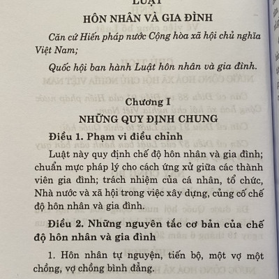 Luật Hôn Nhân Và Gia Đình