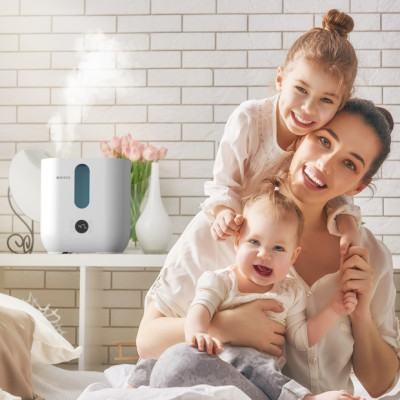 Máy Phun Sương Tạo Ẩm BONECO Thụy Sỹ U350 Sương Nano Làm Mát Nhà, Tạo Độ Ẩm Không Khí, Xông Tinh Dầu Thơm Phòng (60m2) - Hàng Chính Hãng