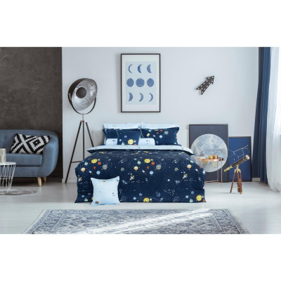 Bộ ga gối EVERON Modal Vũ trụ EPM23063 hiện đại, ngộ nghĩnh nhiều kích thước