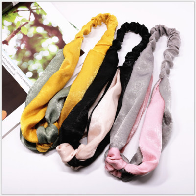 	 Combo 3 băng đô lụa trơn cao cấp xuất Hàn TB40 (Giao mầu ngẫu nhiên)